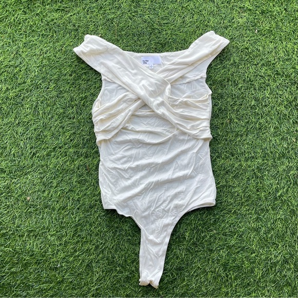 By the way. JENN OFF the SHOULDER BODYSUIT Preowned casual size small - Picture 2 of 8